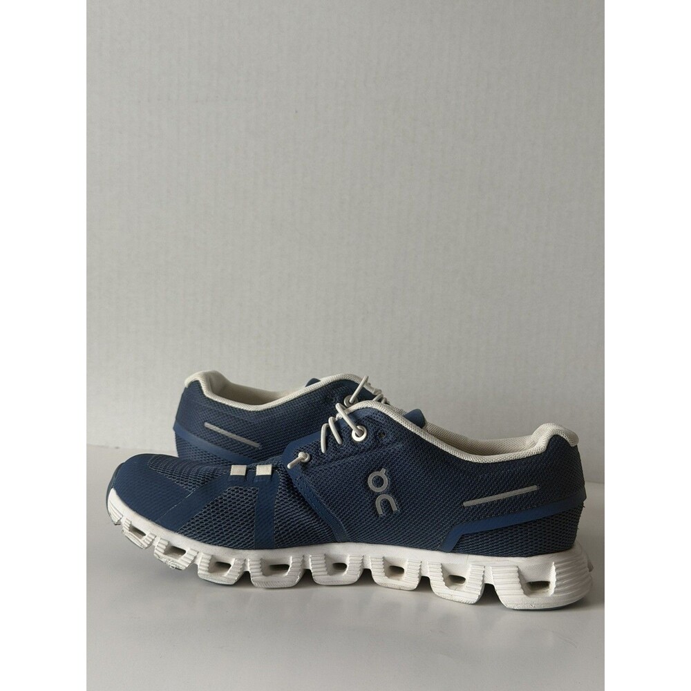 On Cloud 5 Shoes Womens Sz 8 Navy Blue Running Athletic Sneakers Lightweight EUC - Picture 8 of 10